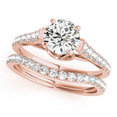 Engagement Rings Single Row Prong Set - TN50643-E
